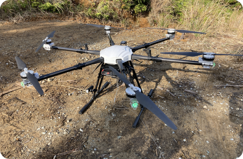 林業用ドローン運搬
