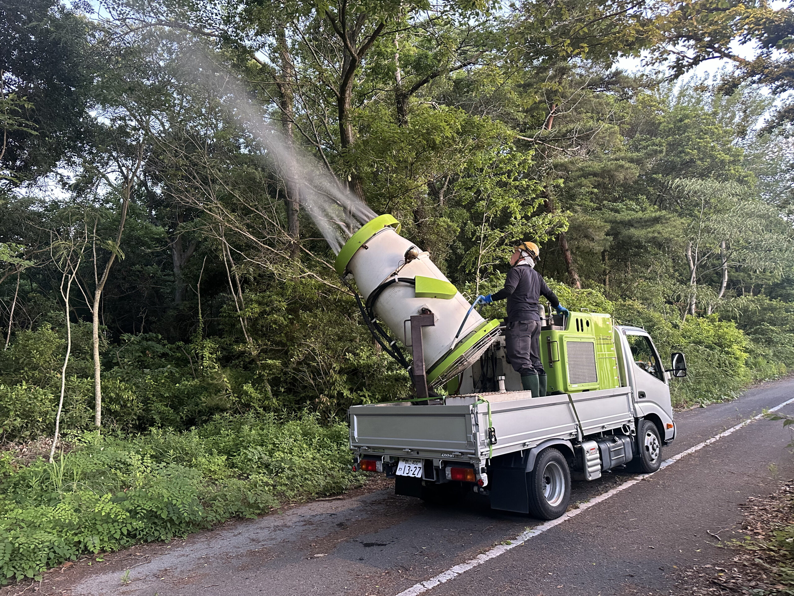 地上散布・空中散布