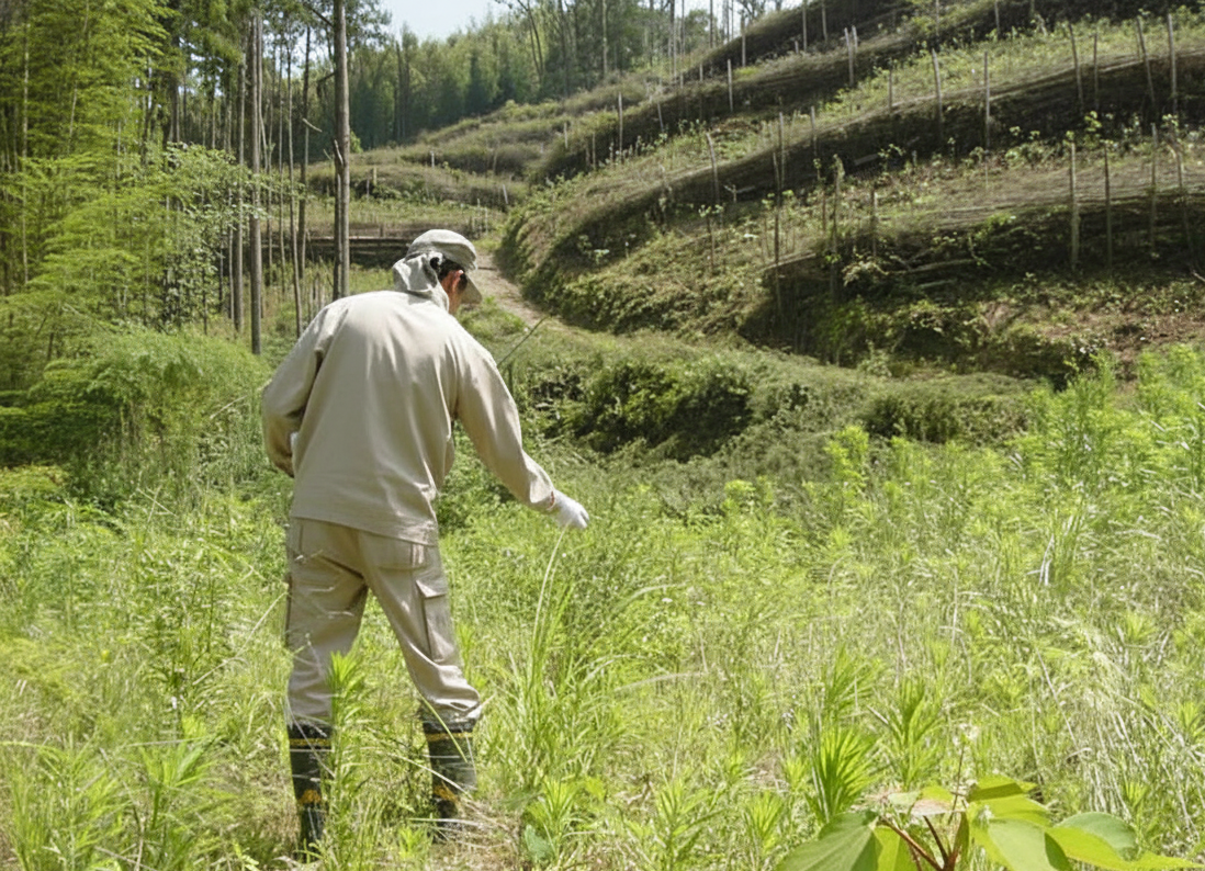 作業中の従業員