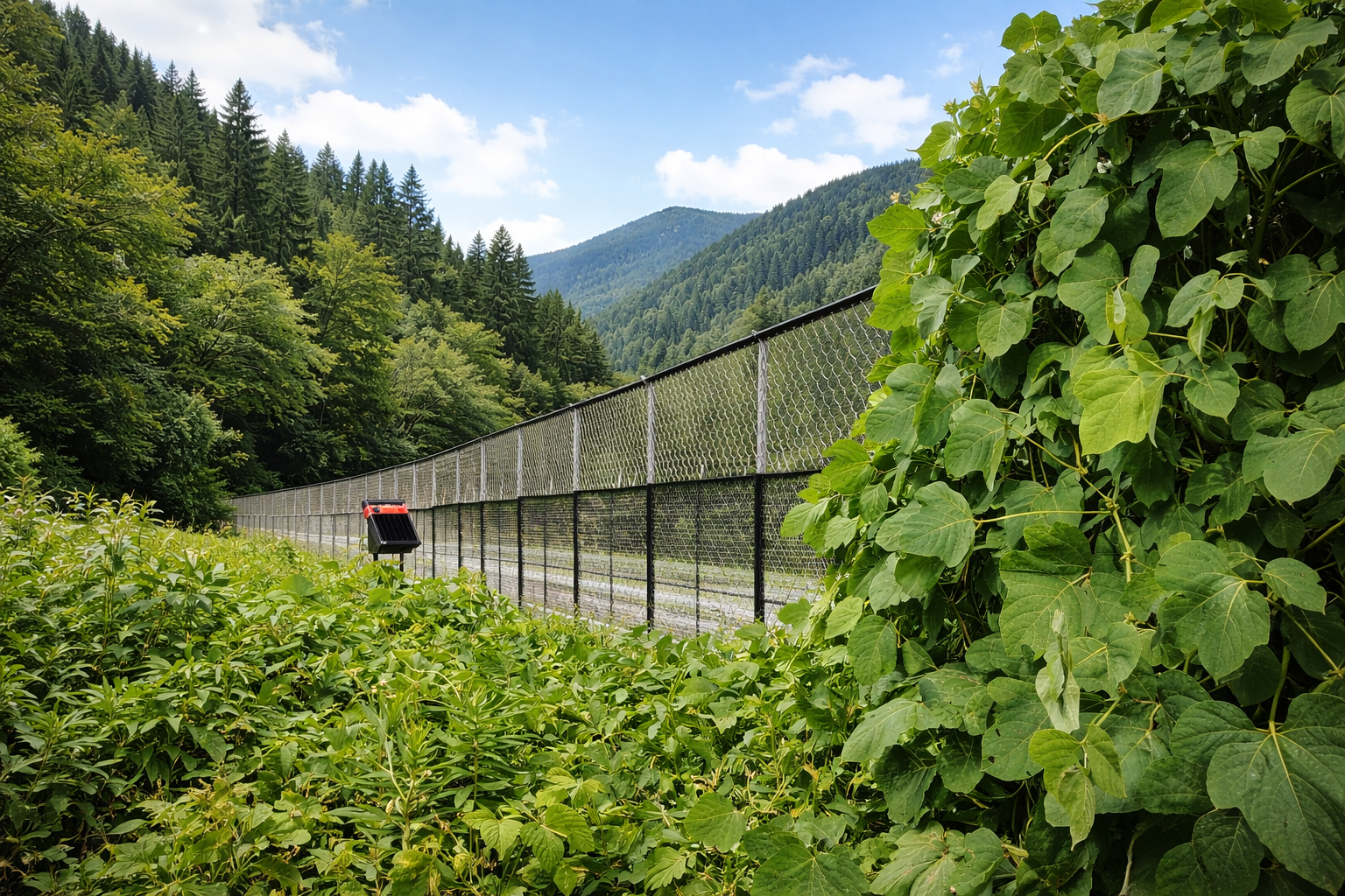 つる草繁茂抑止パネル つるツッパネル